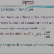 Stationarity Ergodicity And The Autocorrelation Function
