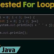 Create A Nested Loops Using Java And For Loops And Scanner