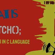 What Is Getch Function In C Language