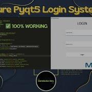 Create A Secure Login System With PyQt5 QtDesigner Python GUI Tutorial For Beginners