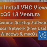 How To Install VNC Viewer On MacOS 13 Ventura