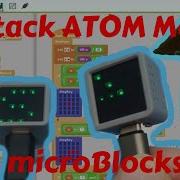 M5stack ESP32 ATOM Matrix Programming With MicroBlocks