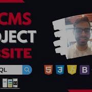 My Content Management Project Website Made In PHP MySQL