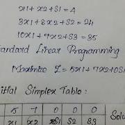 Simplex Method Part 2 TAMIL