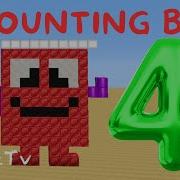 Counting By 4s Song For Kids Ver2 Minecraft Numberblocks Counting Songs Math Songs For Kids