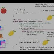 Java 8 Anonymous Class Functional Interface Lambda Expression