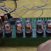 Numitron Tube Clock Using The MM5314N Clock Chip Rich White S N 16