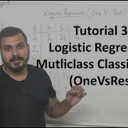 Tutorial 36 Logistic Regression Mutliclass Classification OneVsRest Part 3 Data Science