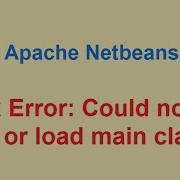 Netbeans 12 3 Could Not Find Or Load Main Class