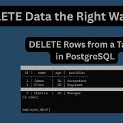 How To Delete A Record From A Table In PostgreSQL PostgreSQL Tutorial 9