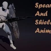 Spear And Shield Animations UE4