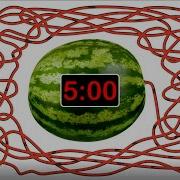 5 Minute Timer Bomb WATERMELON Timer With Music