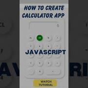 Calculator App Html Css JavaScript