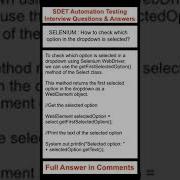 SELENIUM JAVA How To Check Which Option In The Dropdown Is Selected