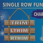 SQL Journey 15 Single Row Function Char Part 2 SQL TRIM LRIM RTRIM