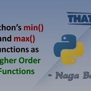 Python Functions Min And Max
