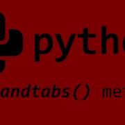 Python Expandtabs String Method