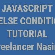 Javascript If Else Condition Javascript