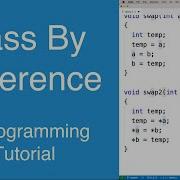Pass By Reference C Programming Tutorial