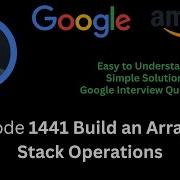 Solving LeetCode 1441 Build An Array With Stack Operations