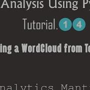 Generating A Wordcloud From Text Data