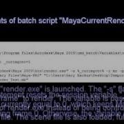 Maya Rendering Batch Script Automation Controlled By CPU Temperature