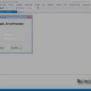 ErrorProvider In Csharp
