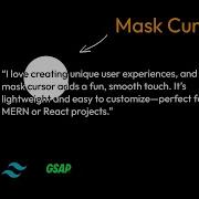 Mask Cursor Effect In Next Js GSAP