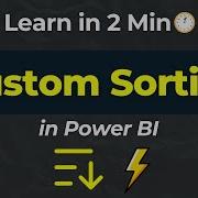 How To Apply Custom Sorting In Power BI