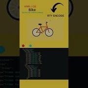 Latest Design Red Bycycle Using Html Css Javascript Shorts