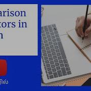 Let S Learn Coding With Me Comparison Operators In Python Tamil