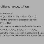 The Linear Probability Model