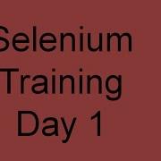 Selenium Training Day 1