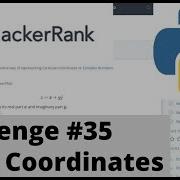 Hackerrank Python Challenge 35 Polar Coordinates