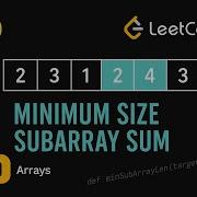 LeetCode 209 Minimum Size Subarray Sum Python Solution Sliding Window