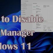 How To Disable Task Manager On Windows 11