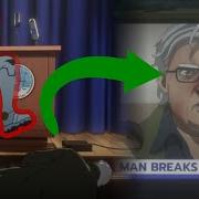 Mecha Man Addresses The Press And Beats Up The Journalist