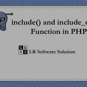 PHP Tutorial Include And Include Once Function In PHP Tamil