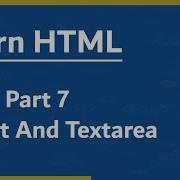 Learn HTML In Arabic 2021 30 Form Part 7 Select And Textarea