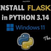 How To Install Flask In Python 3 14 On Windows 11 Flaskpython