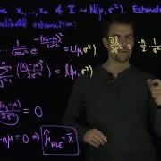 Maximum Likelihood Estimation For The Normal Distribution