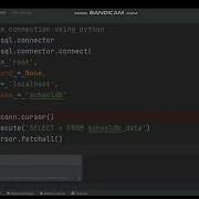 Database Connection Using Python MYSQL