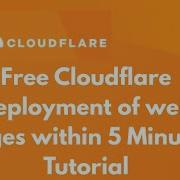 Free Cloudflare Pages Deployment In 5 Minutes Complete Step By Step Tutorial