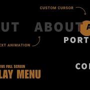 STOP Using Basic Menus Try This Advanced Overlay Custom Cursor Effect CSS JQuery