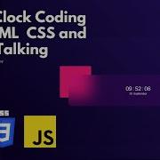 ASMR Programming Digital Clock Using HTML CSS And JS No Talking