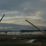 Smoke Stack Demolition In A Collapsing Compilation It S A Long Way Down