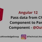 Angular 12 How To Pass Data From Child Component To Parent Component In Angular 12