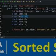 Java Tutorial 66 Java Sorted Set Interface With Examples