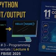 Python Input Output Simplified