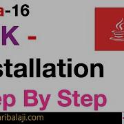 Java JDK 16 Installing Java Windows Path ClassPathSettings Part 1